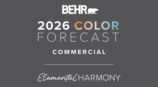 2026 Commercial Color Forecast graphic