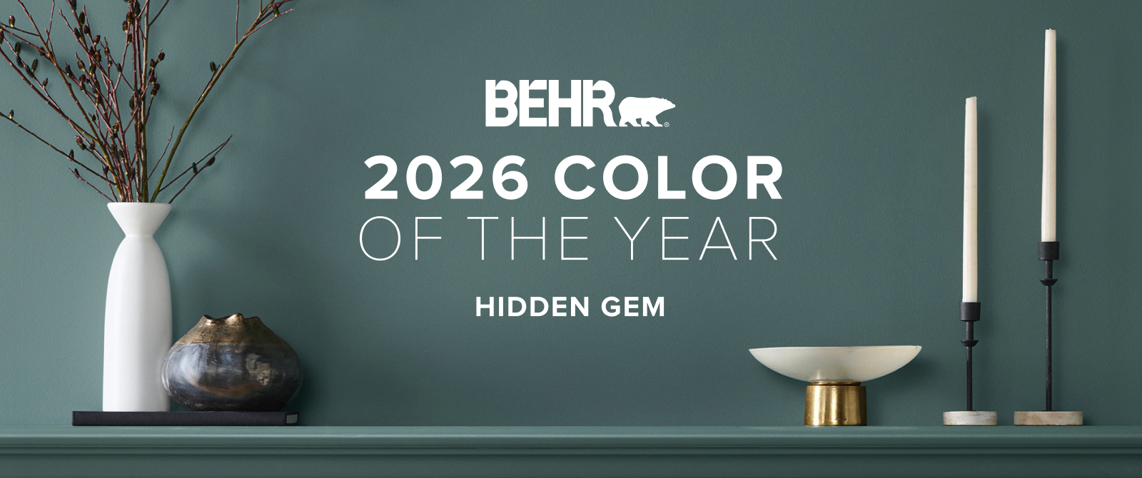 BEHR 2026 Color of the Year - Hidden Gem