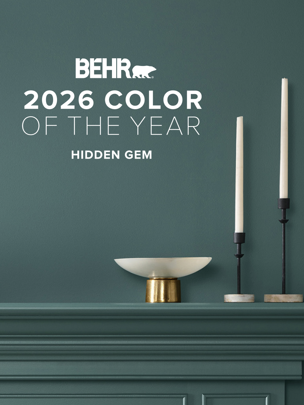BEHR 2026 Color of the Year : Hidden Gem
