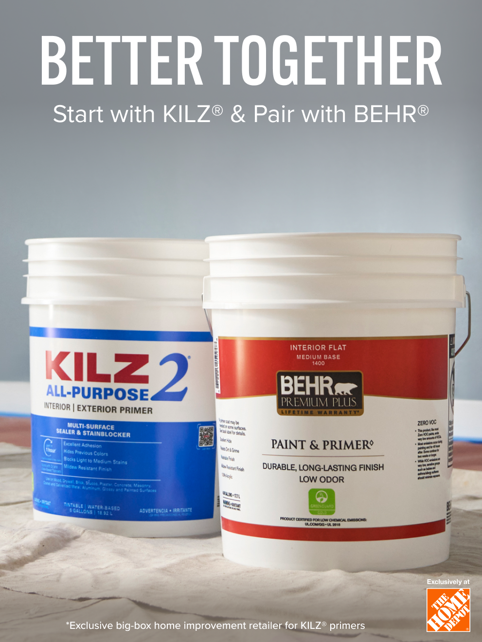 KILZ Primer Exclusive to Home Depot