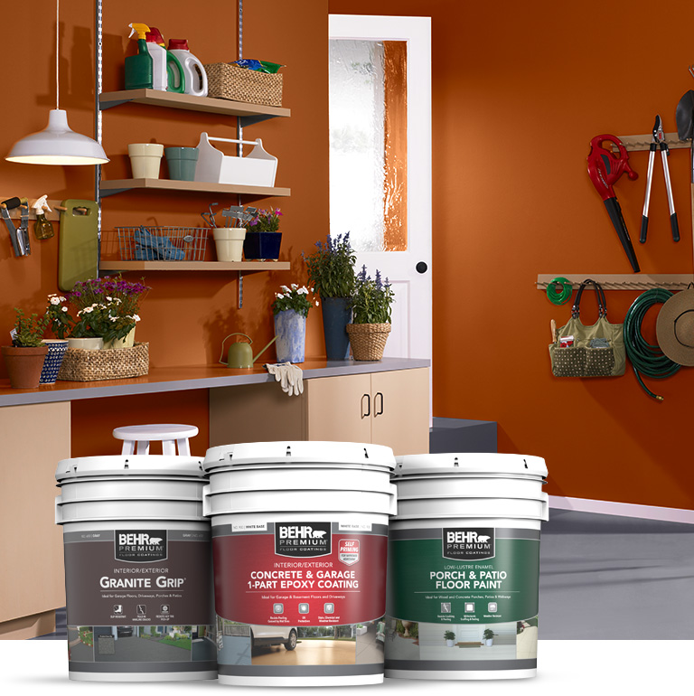 Behr Pro interior floor products landing page mobile image.