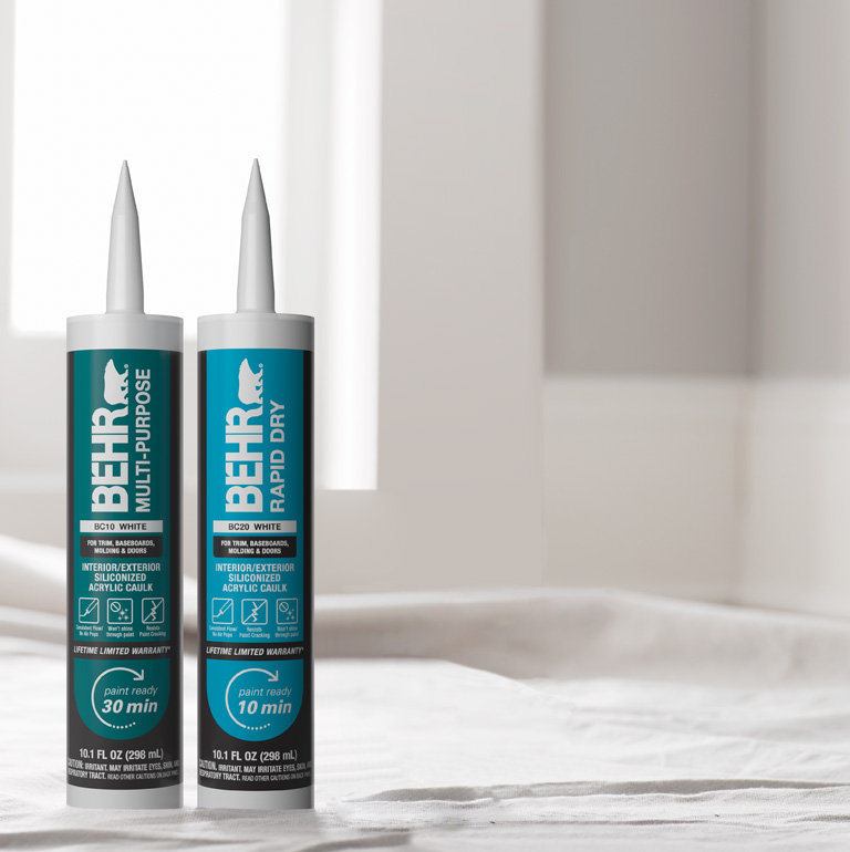 BEHR Caulks and Sealant Product lines