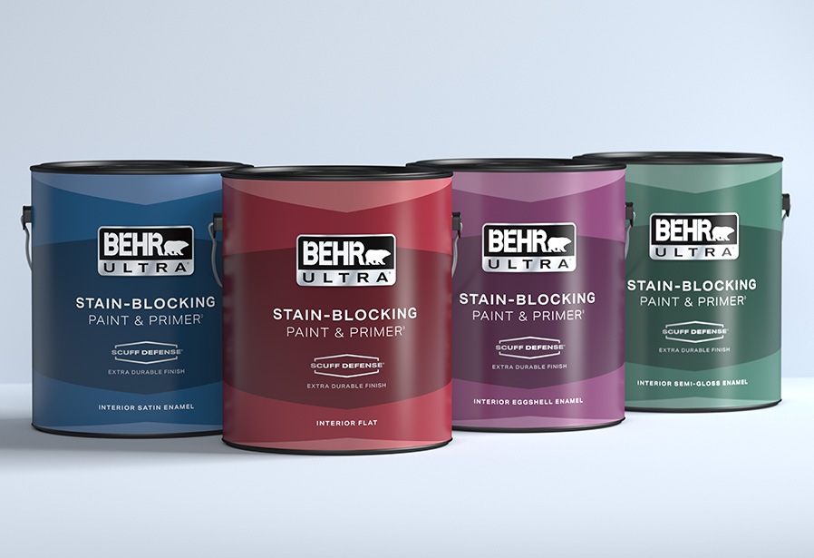 Image of 1 gallon cans Behr ULTRA Interior Product Line
