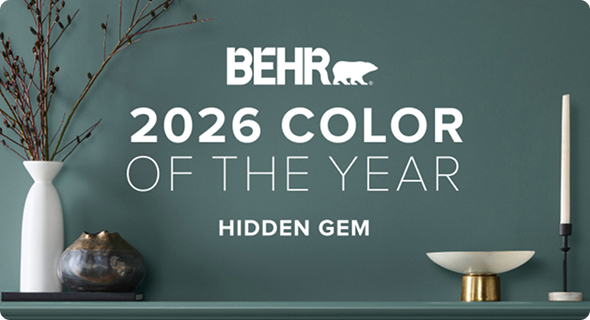 Behr Color of the Year 2026 banner
