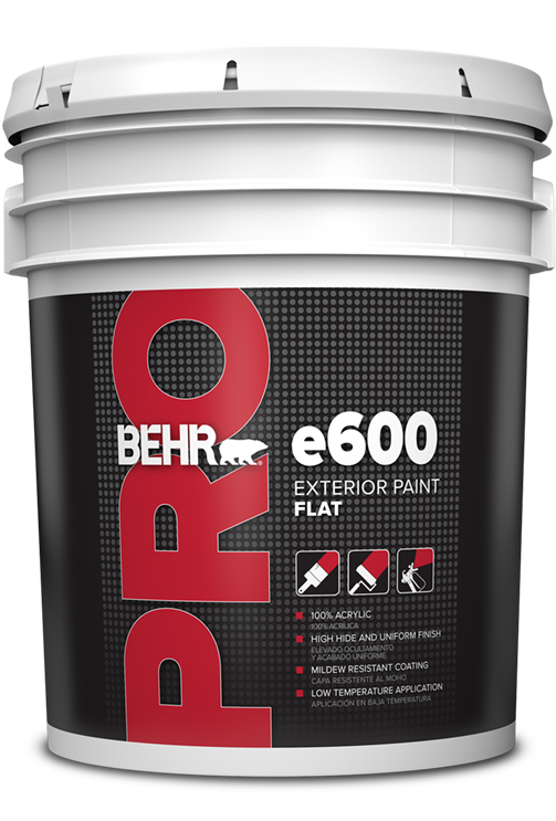 5 Gallon BEHR PRO e600 Flat PR610