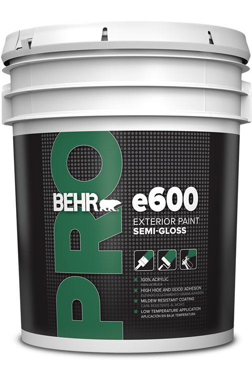 5 Gallon BEHR PRO e600 Semi-Gloss PR670