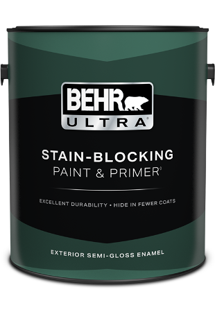 1 gal can of Behr Ultra Exterior paint, semi-gloss