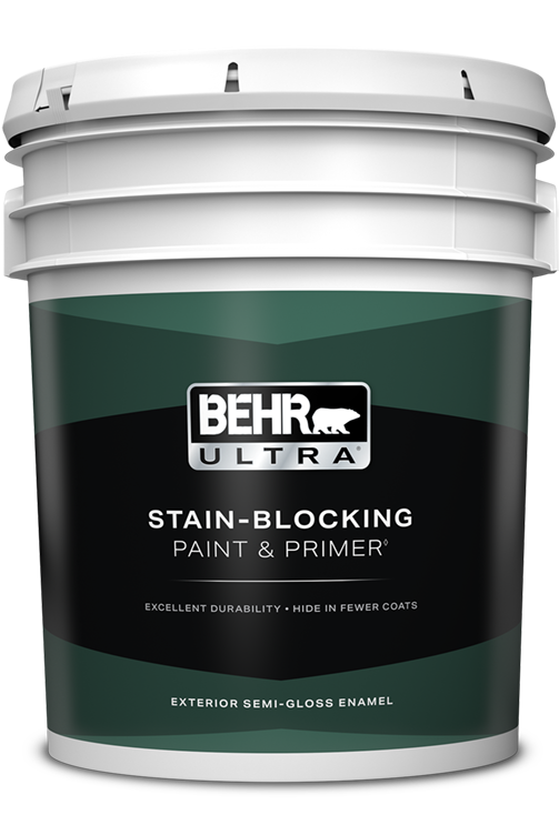 5 gal can Behr Ultra Ext Semi-Gloss Enamel
