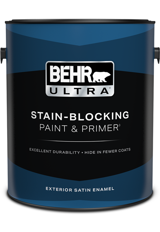 1 gal can of Behr Ultra Exterior paint, satin enamel