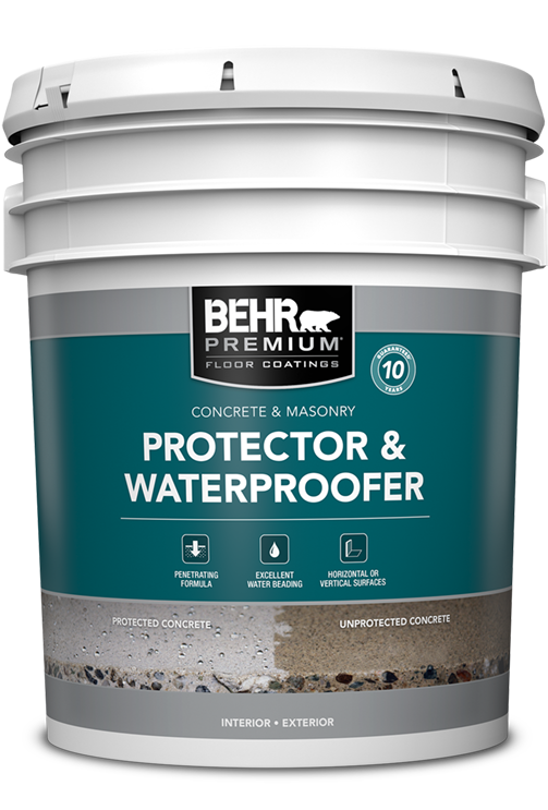 5 Gallon Bucket of BEHR PREMIUM Concrete and Masonry Protector & Waterproofer No. 980