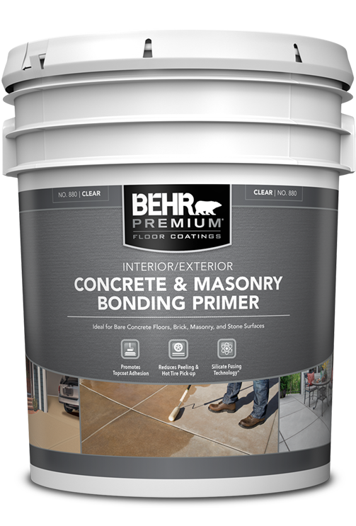 5 Gallon Bucket of Behr Premium Concrete and Masonry Bonding Primer No. 880
