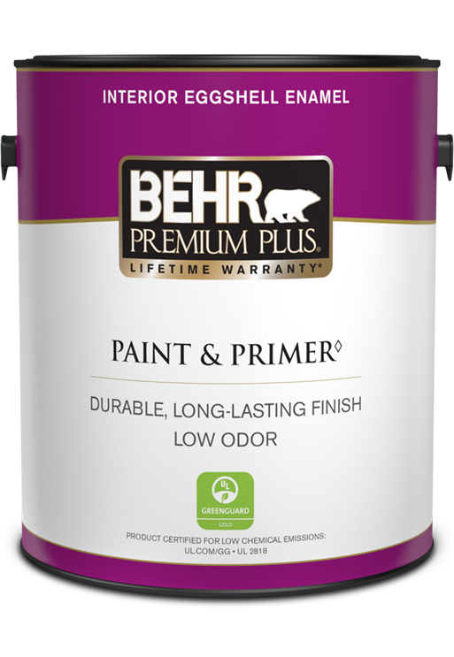 1 gal can of Behr Premium Plus interior paint, eggshell