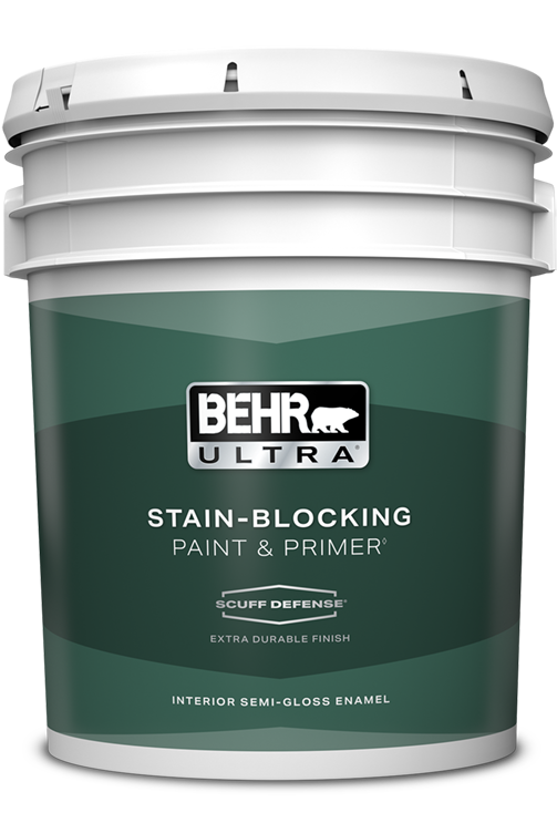 5 gal can Behr Ultra Interior Semi-Gloss Enamel