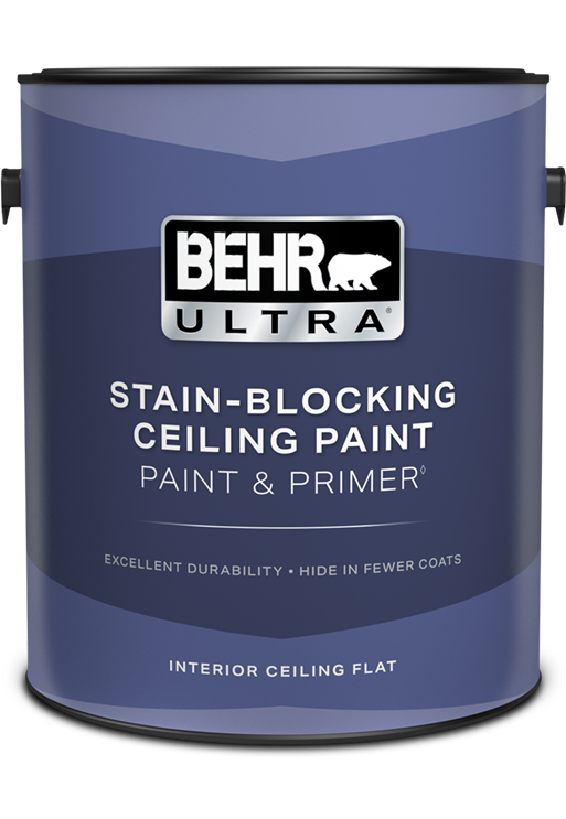 1 gal can of Behr Ultra stain-blocking ceiling paint