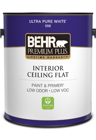 1 gal can of Premium Plus ceiling paint