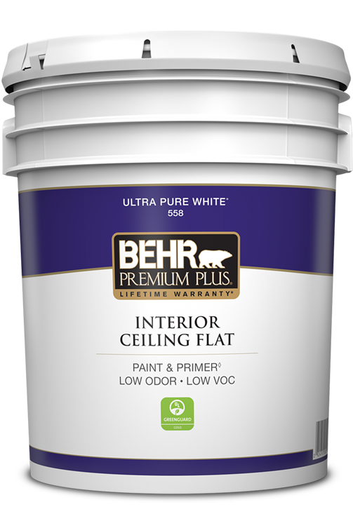 5 gal pail of Premium Plus ceiling paint