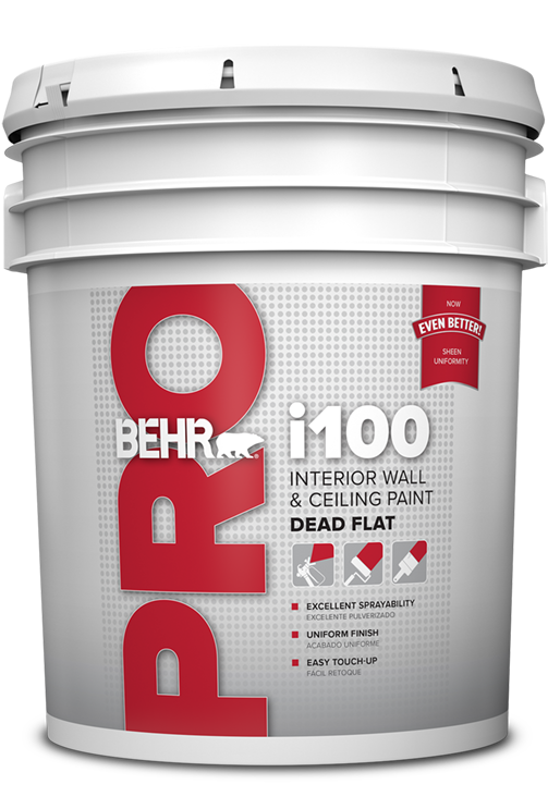 5 gallon of BEHR PRO i100 Dead Flat PR105