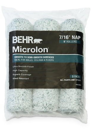 3 pack of microlon rollers