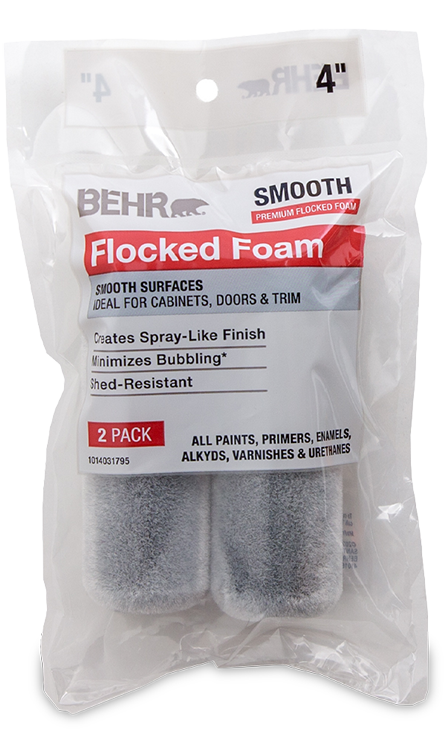 2 pack of BEHR Premium Flocked Foam 4