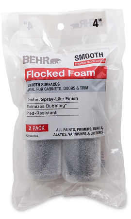 2 pack of BEHR Premium Flocked Foam 4