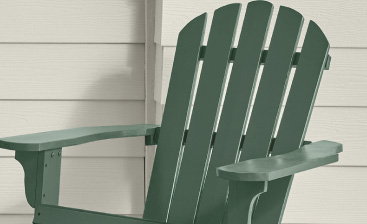 Close up of spray painted cabinet door showcasing advanced hide